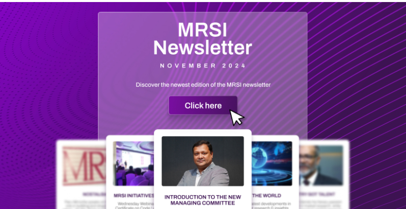 Discover the latest edition of the MRSI newsletter